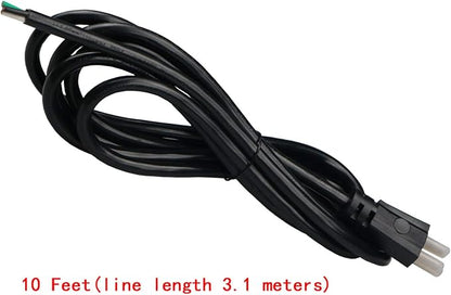10 Feet Tool Power Cord 14AWG Heavy Duty 3 Prong 15A 125V 105℃ Temperature - Image 7