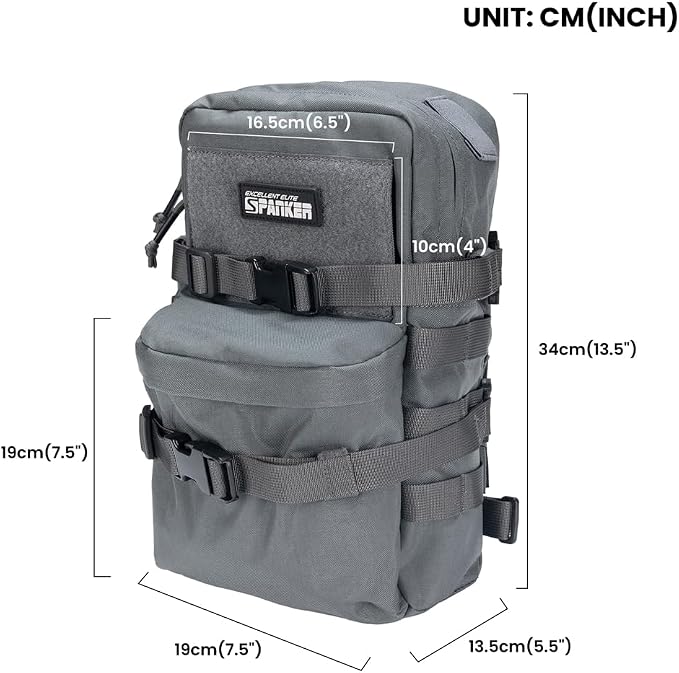 EXCELLENT ELITE SPANKER Tactical MOLLE Hydration Backpack Water Bladder Carrier - Image 2