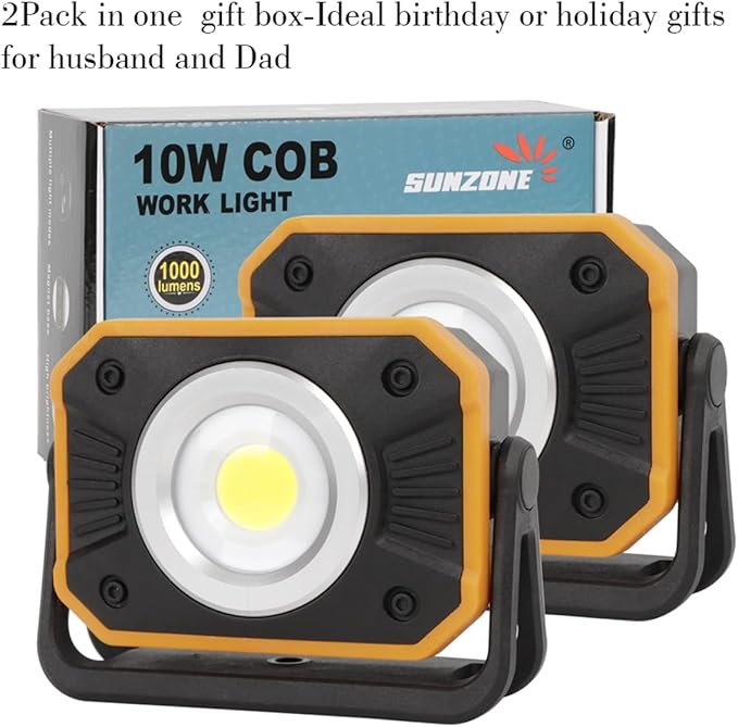 Sunzone Rechargeable LED Work Light, Portable Flood Light - Image 7