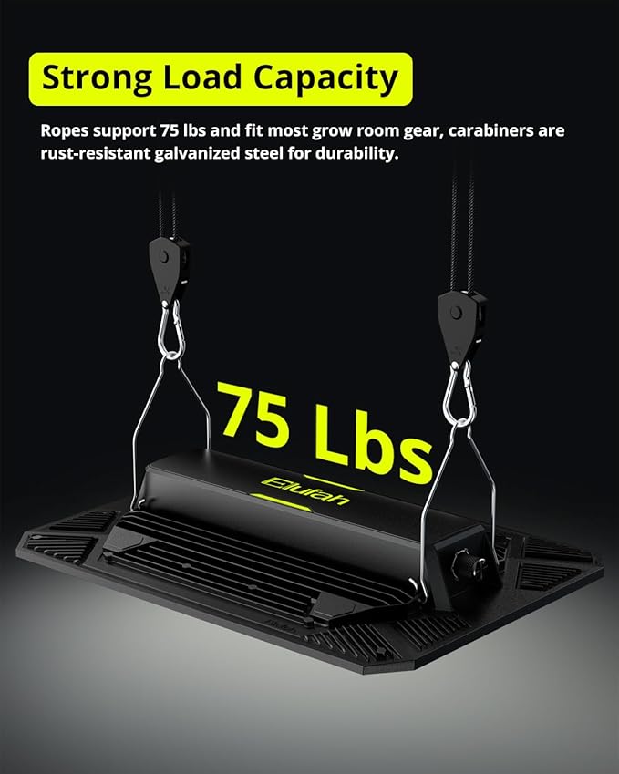 Longer 10ft 1/8" Ratchet Straps Hanger Rope Tie-Down Ratchet Outdoor Windproof - Image 5