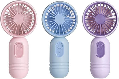 VanSmaGo Portable Handheld Mini Fan, USB Rechargeable Personal Fan, Battery by VanSmaGo