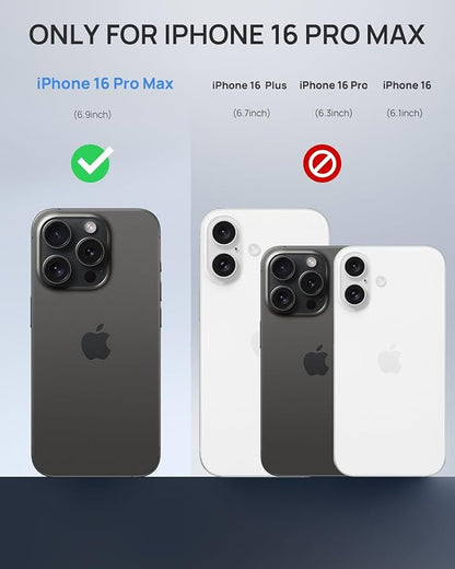 Lanhiem Magnetic for iPhone 16 Pro Max Case, IP68 Waterproof Dustproof Case - Image 2