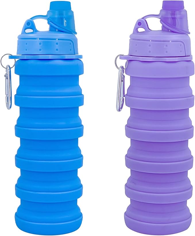 Collapsible Water Bottles Travel water bottle Sports Portable Sport Water by YCTMALL