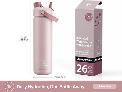 POWCAN 26 oz Insulated Water Bottle - Image 7