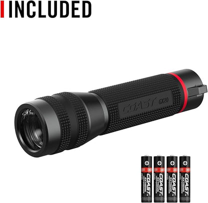 Coast GX20 1200 Lumen Waterproof Alkaline-Dual Power LED Flashlight - Image 8