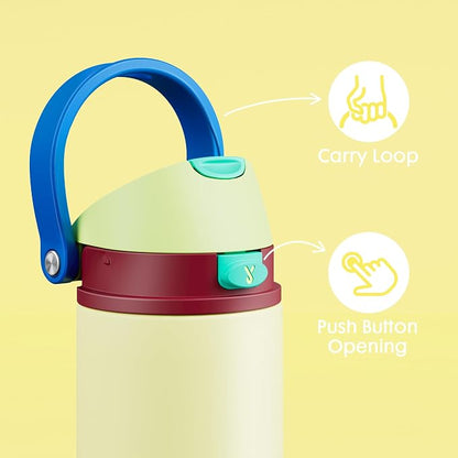 18 oz Insulated Water Bottle for Teens: Meoky Kids Water Bottle - Image 6