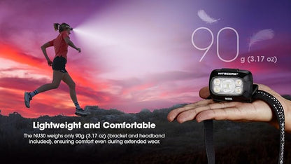 Nitecore NU30 500 Lumen LED Rechargeable Headlamp - Image 9
