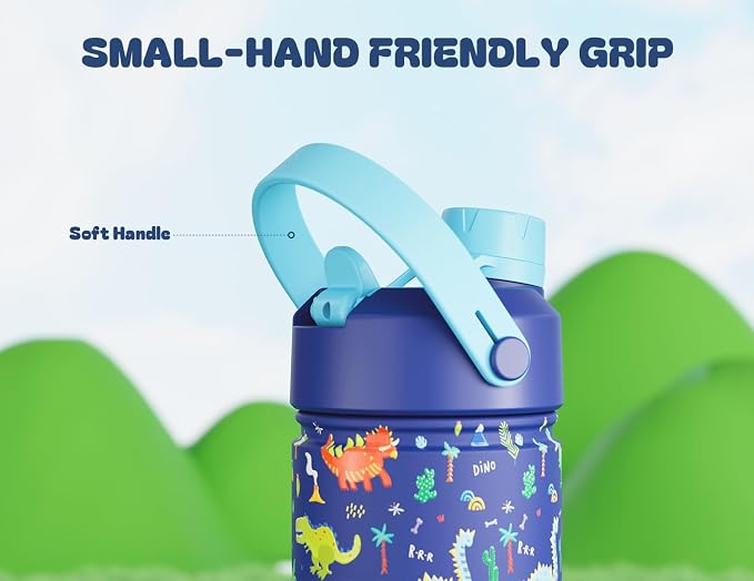 18 oz Kids Stainless Steel Water Bottle: Spill-Proof, Insulated Cup - Image 6