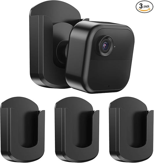 Blink Camera Mount, 3 Pack Adhesive Wall Mount Bracket by BOUNHOHE