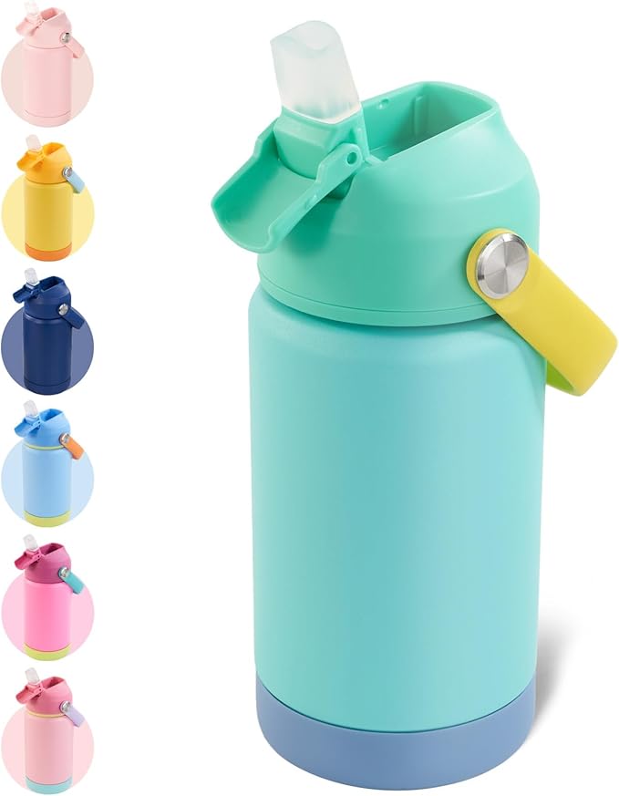 Kerilyn 12oz Kids Water Bottle, Stainless Steel Insulated Water Bottle by Kerilyn