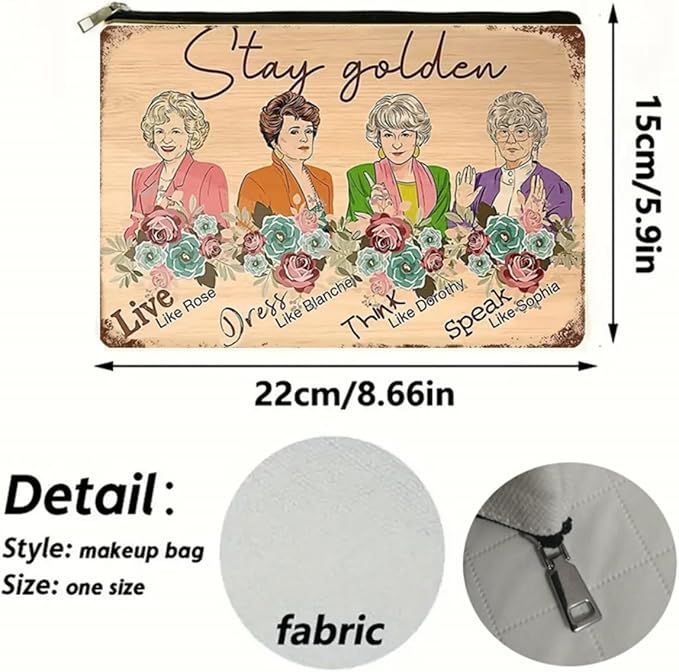 Stay Golden Women's Cosmetic Bag - Image 5