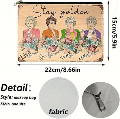 Stay Golden Women's Cosmetic Bag - Image 5