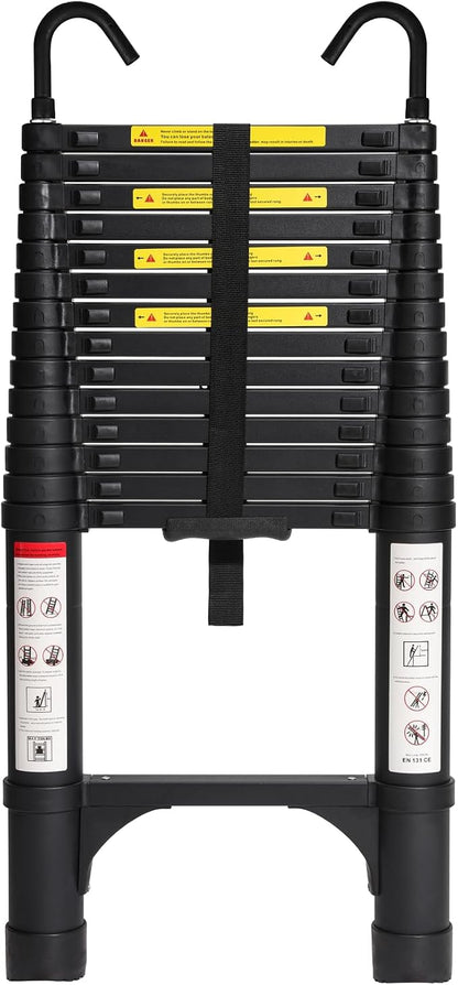 BOCOM 14.5 FT Aluminum Telescoping Ladder by BOCOM