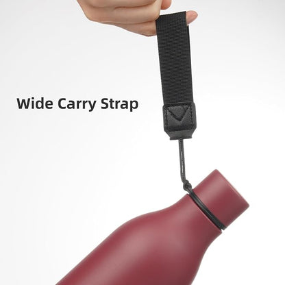 Insulated Water Bottle with Strap, 25 oz Double Wall Stainless Steel Vacuum - Image 4