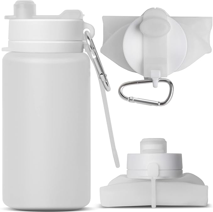 Collapsible Water Bottle, Portable Folding Bottle & Water Bottle by MCOMCE