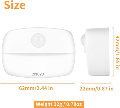 ZISUYU Motion Sensor Light Indoor Led Night Light Stick on Nightlight Battery - Image 5