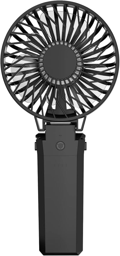 HandFan 5200mAh Portable Fan Handheld, 6 Speeds Hand Held Fan 180° Foldable by HandFan
