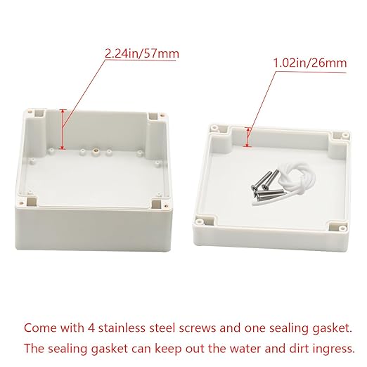 Project Box IP65 Waterproof Junction Box ABS Plastic Electrical Boxes DIY - Image 4