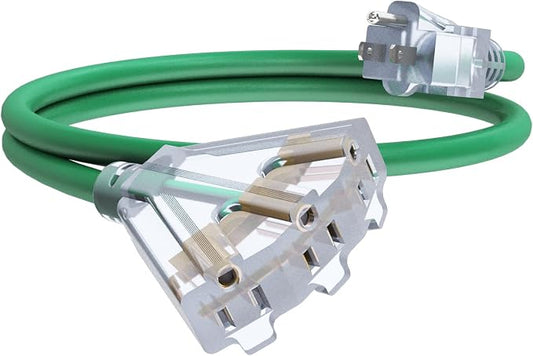 6Ft 12/3 Outdoor Extension Cord by PLUGTUL