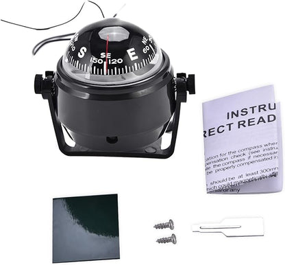 Car Compass Marine Dash Mount, LED Boat Compasses - Image 7