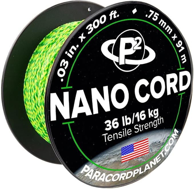 Paracord Planet Nano Cord –Lightweight Nylon Nano Paracord – Great by ParacordPlanet