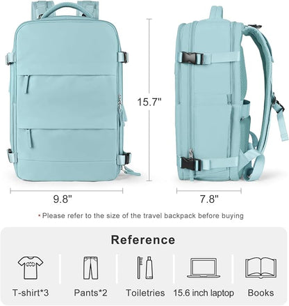 coofay Travel Backpack Carry On Flight Approved Personal Item Travel Bag Carry - Image 4
