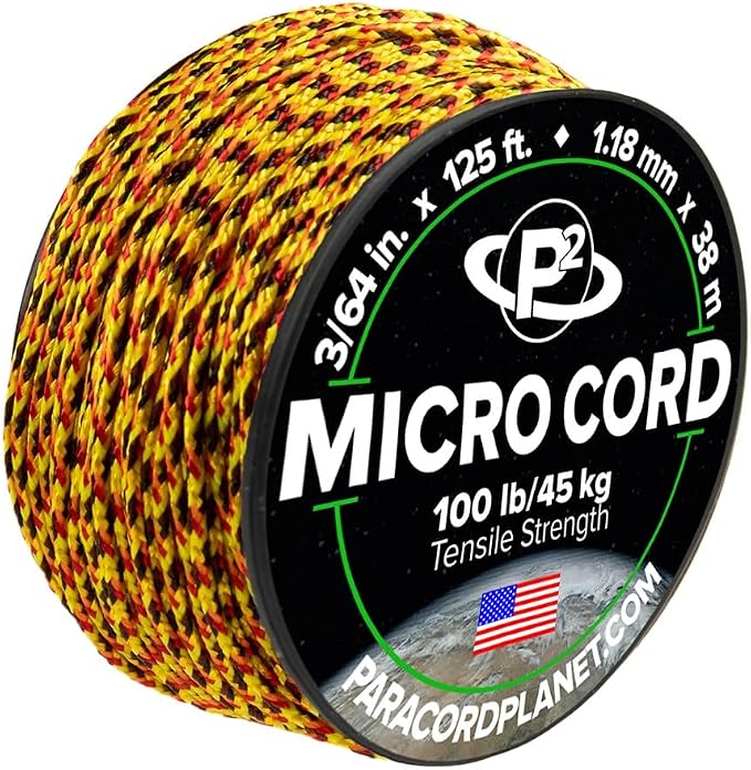 Paracord Planet Micro Paracord – Thin Braided Cord by ParacordPlanet