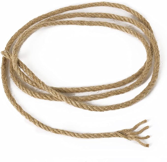 Tenn Well 5mm Jute Rope, 295 Feet 4Ply Twisted Thick Twine Rope - Image 3