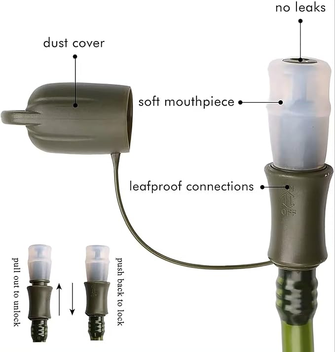 Largest Water Hydration Bladder, 3L Water Bladder - Image 3