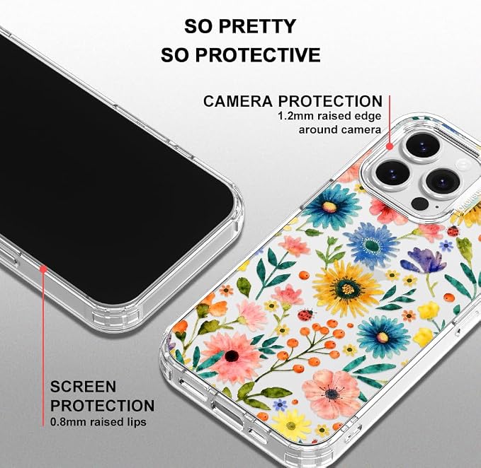 MOSNOVO for iPhone 16 Pro Max Case, Shockproof Military-Grade Protection 6.6ft - Image 4