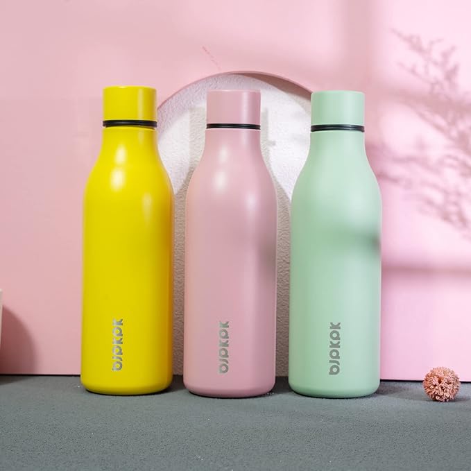 BJPKPK Insulated Water Bottles, 18 oz Stainless Steel Metal Water Bottle - Image 4