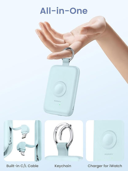 RORRY Portable Charger, 10000mAh PD 20W Fast Charging Portable Charger Power - Image 2