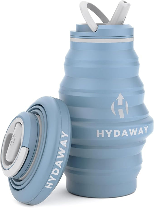 HYDAWAY 17oz Travel Collapsible Water Bottle by HYDAWAY