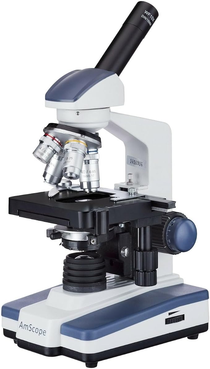 AmScope 40X-2500X LED Digital Monocular Compound Microscope by AmScope