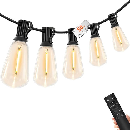 YOYONACY 50 FT Outdoor String Lights by YOYONACY