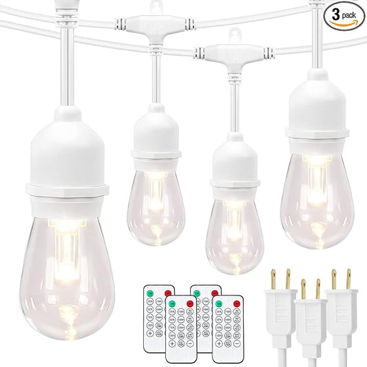 Mlambert 3 Color Outdoor LED Dimmable String Lights by Mlambert