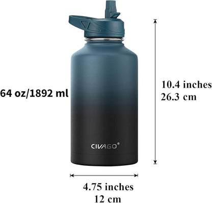 CIVAGO 64 oz Insulated Water Bottle - Image 4