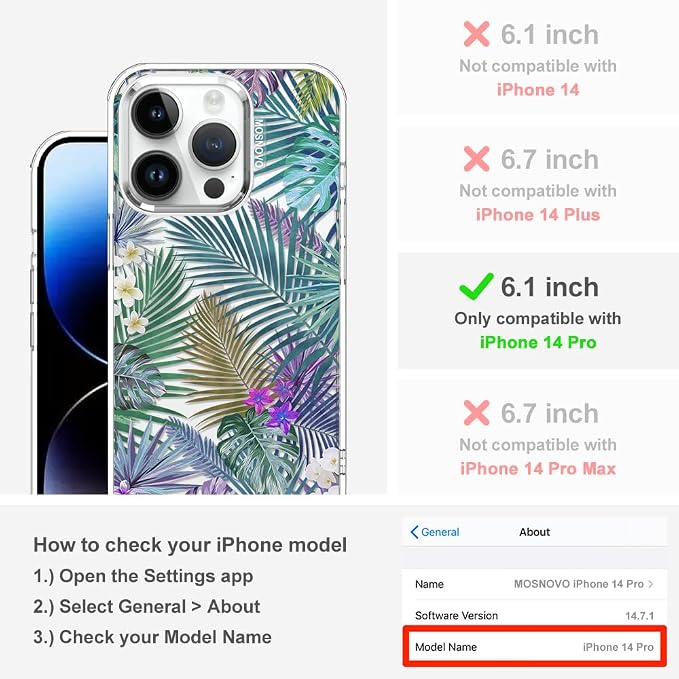 MOSNOVO Case for iPhone 14 Pro - Image 2