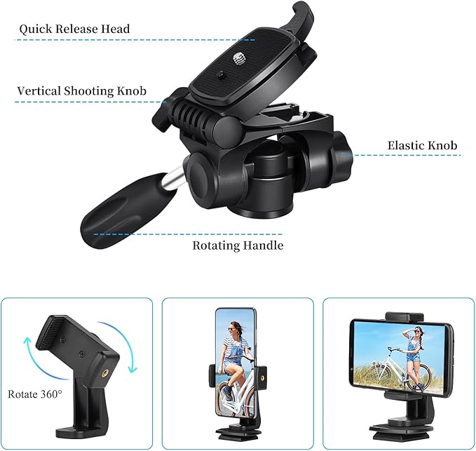 JOILCAN Tripod Camera Tripods, Heavy Duty Tall Camera Tripod Stand, - Image 6