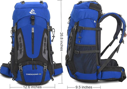 Bseash 60L Hiking Camping Backpack - Image 2