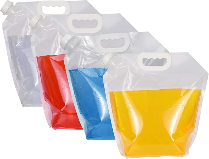 4 Pack 5L BPA Free Collapsible Water Tank Container Portable Lightweight Space by Nainsect%E5%93%81%E7%89%8C%E6%97%97%E8%88%B0%E5%BA%97