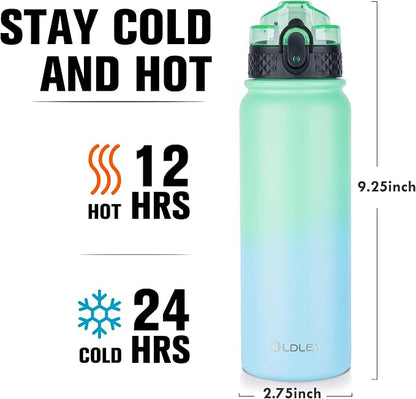 Oldley Insulated Water Bottle 20oz Water Bottles - Image 3