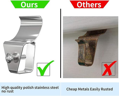 Hibezos 12 Pack Vinyl Siding Clip Hooks - Image 5