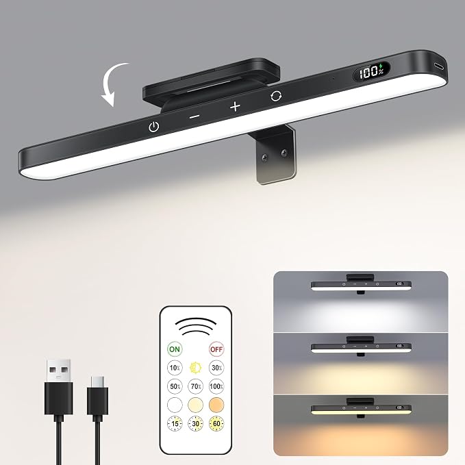 WILLED 5W Picture Lights, 3 Colors Rechargeable Battery Operated Picture Frame by WILLED