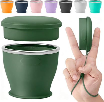 Collapsible Travel Cup, BPA-Free Reusable Water Cup, Lightweight Drinking Cups by SINYON