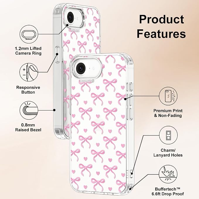 MOSNOVO for iPhone 17e Case/iPhone 16e Case, Shockproof Military-Grade - Image 6