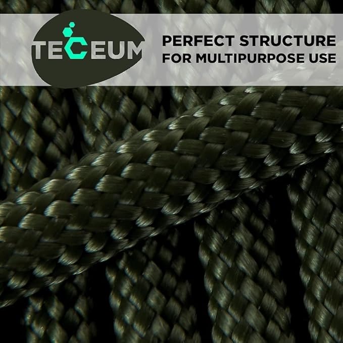 TECEUM 5/32" Paracord Rope 1000 – 1000ft / 200ft / 100ft / 50ft – Tactical - Image 5