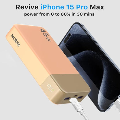 NOBIS Portable Charger, 20000mAh Power Bank, 45W Power Bank Fast Charging - Image 2