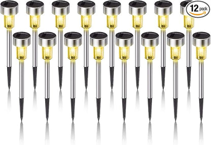 Dream Master Solar Lights Outdoor Waterproof, Stainless Steel LED Landscape by DreamMasterMakeLifeMoreConvenient