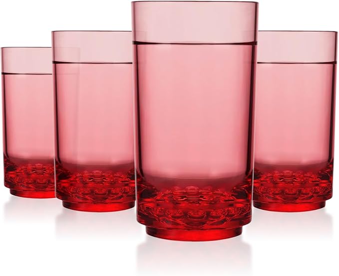 Drinique Unbreakable 14 Oz Drinking Glasses, Drinking Cups, Dishwasher Safe by DRINIQUE